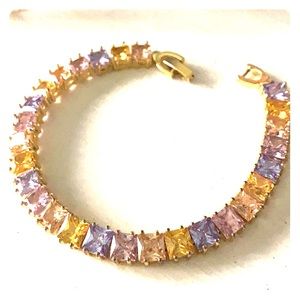 Faux gemstone bracelet
